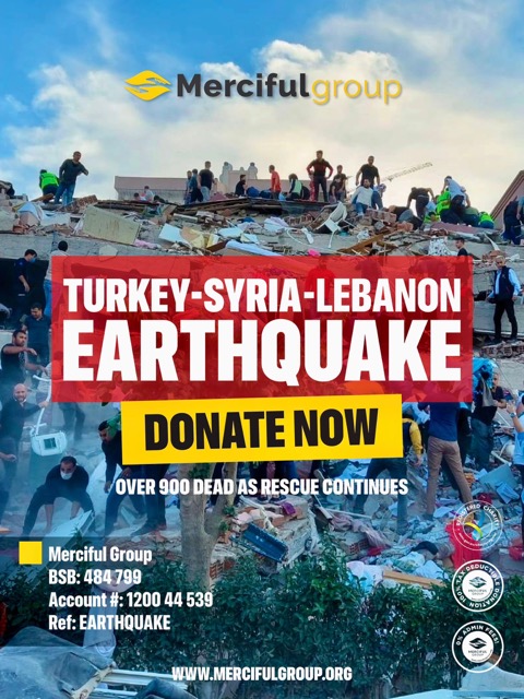 Earthquake Emergency Relief - Merciful Group